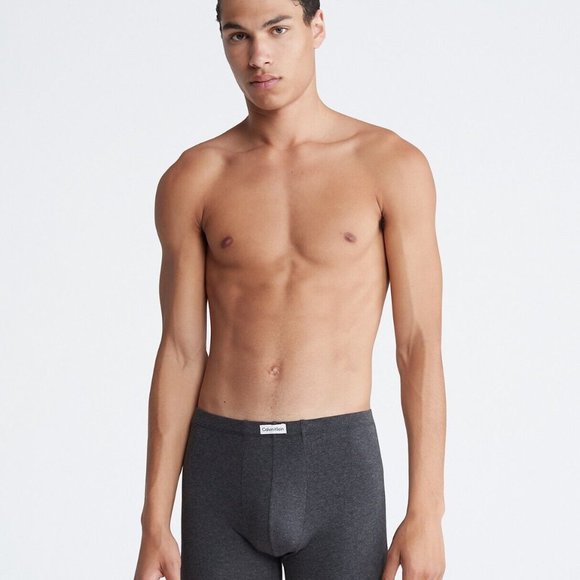 Calvin Klein Men's Pure Cotton Stretch Blend 3-Pack Boxer Brief NB3263-903 NWT - Picture 2 of 4